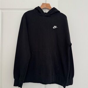 Nike men’s black basic hooded hoodie sweatshirt sweater size large